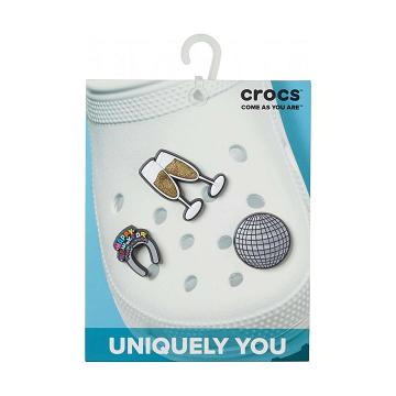 Crocs New Year 3 Pack Jibbitz Férfi Színes | HU 1026SGLO